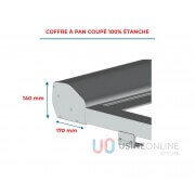 Store coffre pour toiture pergola