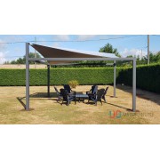 Pergola voile ombrage étanche 5x5