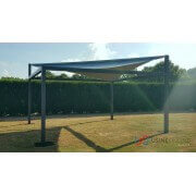 Pergola 5x5 voile ombrage étanche 7016