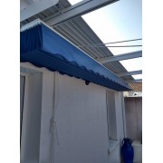 Pergola toile rétractable micro-perforée sur cable