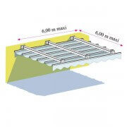 Pergola toile rétractable micro-perforée entre 2 murs