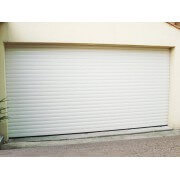 Porte de garage enroulable SOMFY blanche 3x2