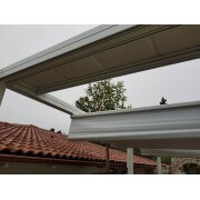 Auvent aluminium pour protection de toile pergola rétractable 