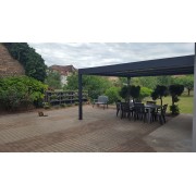 Carport toit plat 4 poteaux