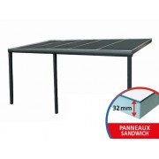 Pergola Alu adossée sur mesure