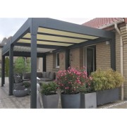 Pergola toit plat + bioclimatique H3