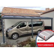 Carport Aluminium adossé 5x3