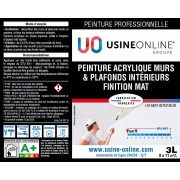 Peinture Murs & Plafonds Mat Usine-Online