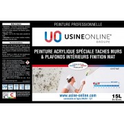 Peinture Murs & Plafonds Mat Spédiale Taches Usine-Online