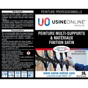 Peinture Multi-Support & Matériaux Satin Usine-Online