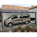 Carport Aluminium Toit Polycarbonate 32mm CL Adossé Abri Voiture & Camping Car Sur Mesure