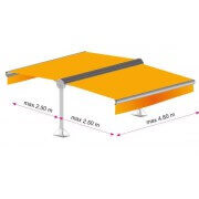 Store double pente 4.8x5m