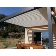 Pergola bioclimatique L1 4x4 adossée