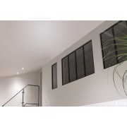 Verrière Aluminium 6 Vitrages Noir 9005 Finition Sablé