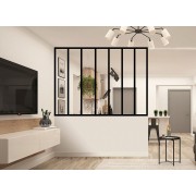 Verrière Aluminium 7 Vitrages Sur Mesure