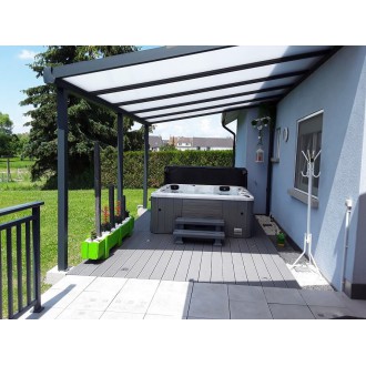 Pièces Détachées & Accessoires Pergola Aluminium Toit Rigide 32mm Pente Adossée Sur Mesure