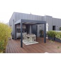 Pièces Détachées & Accessoires Pergola Aluminium H3 Toit Plat Rigide AUTOPORTÉE Sur Mesure