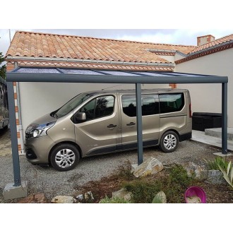 Pièces Détachées & Accessoires Carport Aluminium Toit Rigide 32mm Pente Adossé Sur Mesure