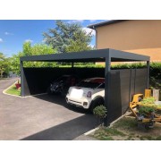 Carport 2 voitures 6x5 autoporté 