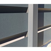 Pièces Détachées pour Clôture Aluminium Persiennées Lames 137x20mm 