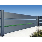 Pièces Détachées pour Clôture Aluminium Ajourée Lames 150x20mm & 100x20mm 