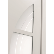 Porte Entrée PVC Eole Demi-Lune