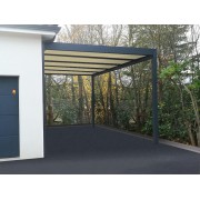 Panneau Sandwich Thermotop® 32 mm Blanc / Blanc pour Pergola, Carport, Véranda