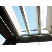 Joint d'étancheité pergola bioclimatique S3 4.5x3m lames perpendiculaires adossée