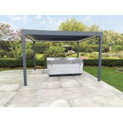 Pergola bioclimatique autoportée 7x6