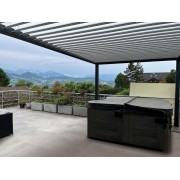 Pergola bioclimatique S3 4x3m 4 poteaux