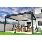 Pergola bioclimatique électrique L1 4x4 4 poteaux