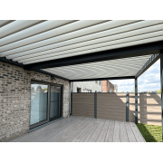 x2 Pergolas bioclimatiques entre 3 murs