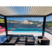 Moustiquaire ZIP Manivelle Pergola Bioclimatique