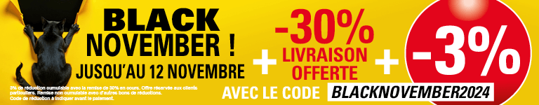 Promotion -3% Supplémentaire avec le code BLACKNOVEMBER2024