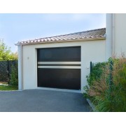 Porte de garage sectionnelle manuelle 2.5m motif équilibre