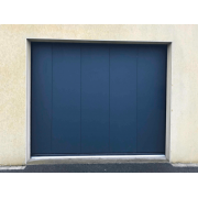 Porte de Garage Coulissante Électrique Sommer Bleu 5003 Finition Lisse Sur Mesure
